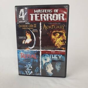 4 MOVIES MASTERS OF TERROR: CHILDREN CORN III,
MORTUARY, RITUAL, THEY [DVD]